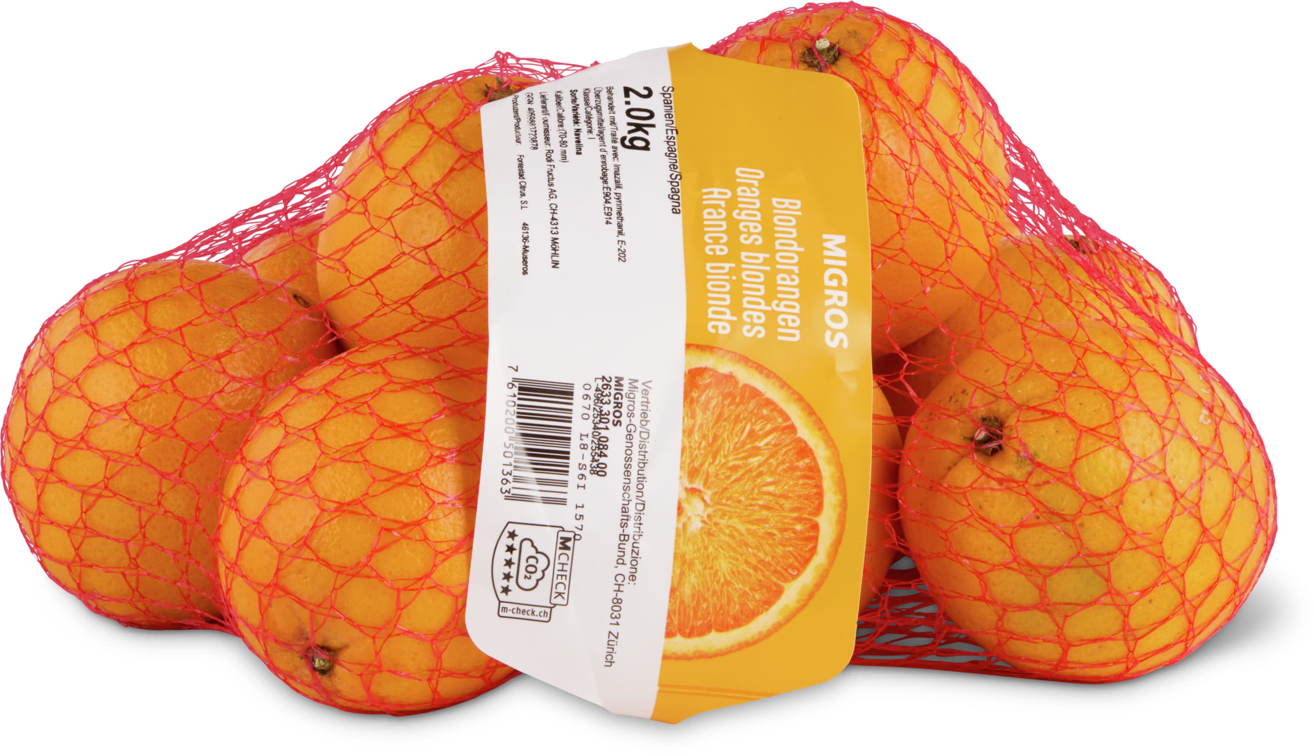 Migros Arance bionde 2kg